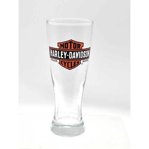 Harley-Davidson Other - Harley Davidson Motorcycle Pilsner Beer Glass 6.5" Tall x 2.75" Wide Biker Bar
